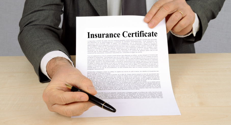 Insurance Certificate