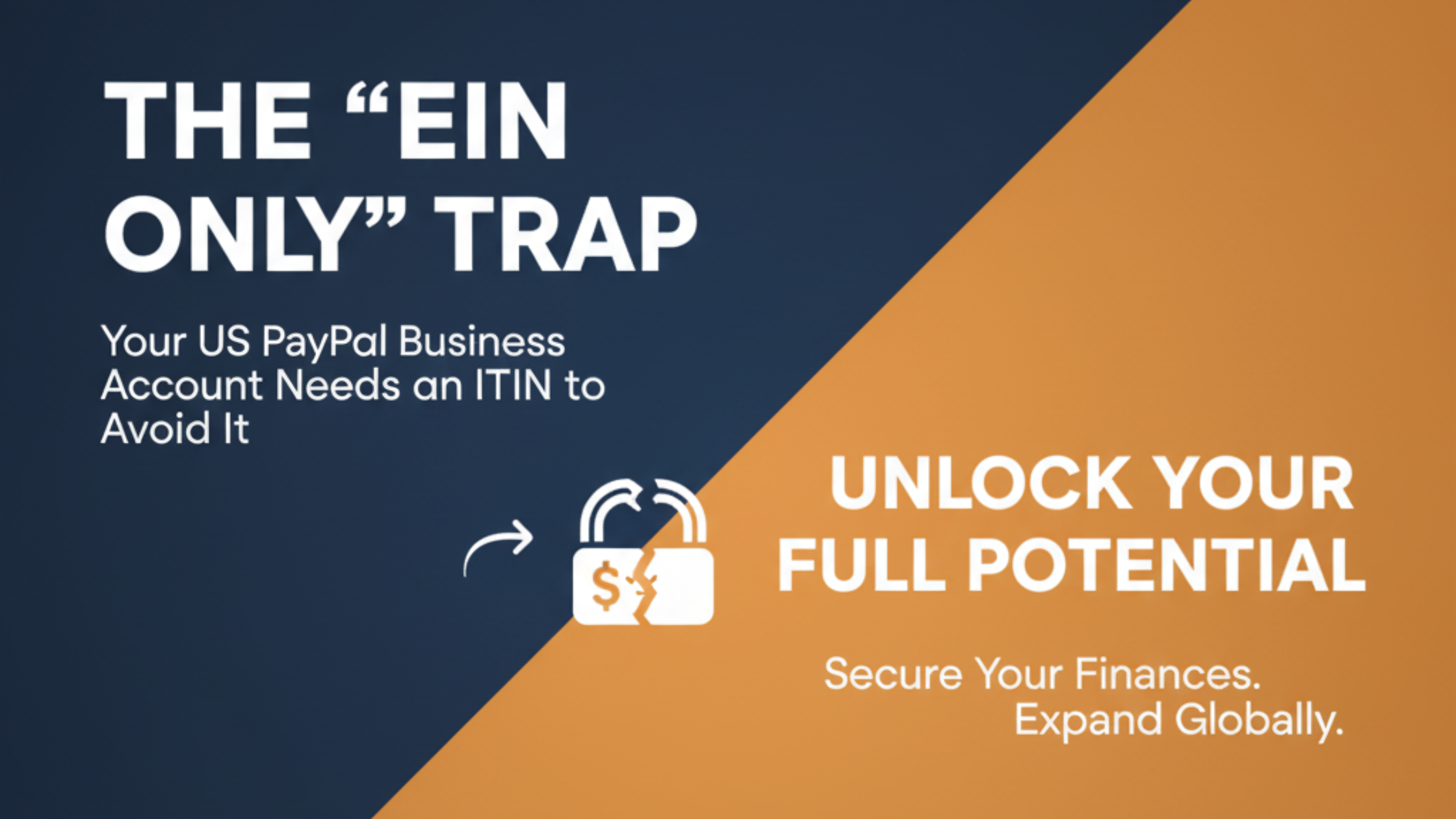 US PayPal Business Account Needs an ITIN