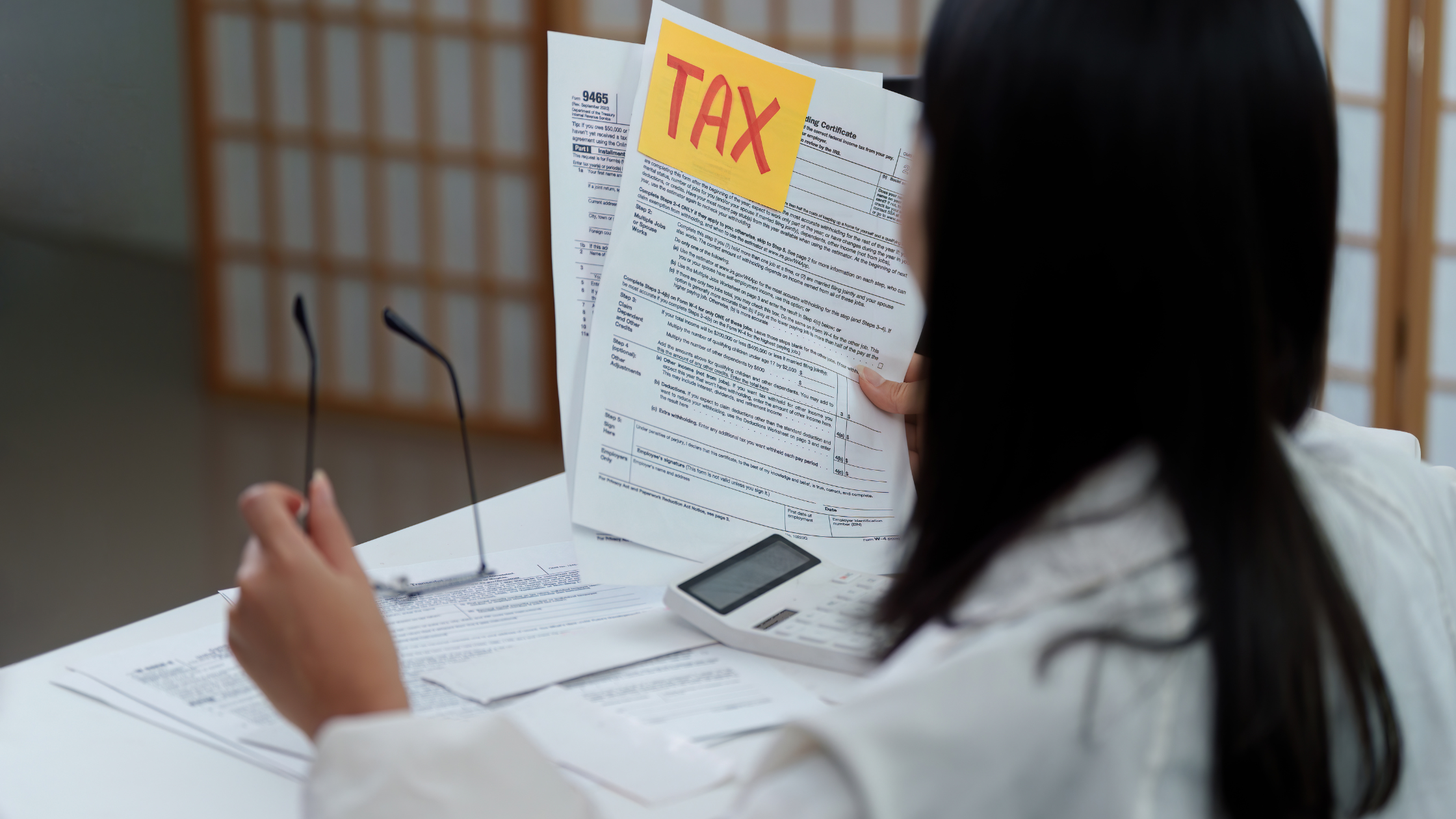 Annual tax filing